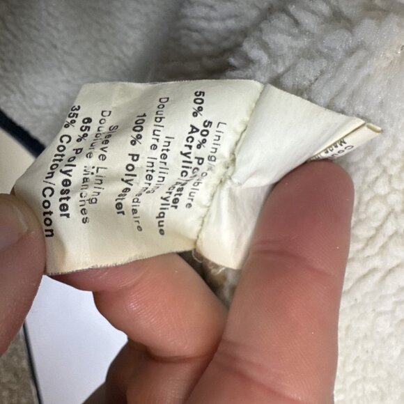 Denver Hayes Sherpa Lined Denim Trucker Jacket Corduroy Collar Men’s XL 46 - Picture 9 of 9